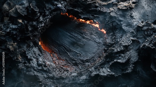 Molten River: A Fantasy Landscape of Volcanic Devastation

