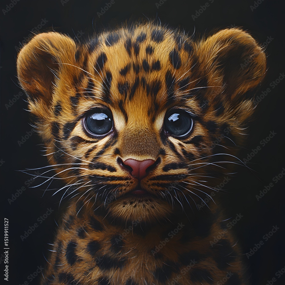 Obraz premium Closeup wildlife shot capturing sweet moment of animal tenderness.