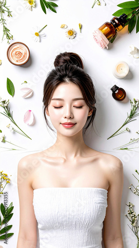 女性と健康、美容のイメージ　 リラクゼーション