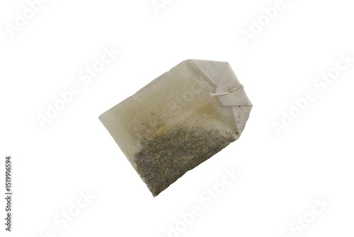 Tea bag resting on a clean surface ready for brewing in a cozy kitchen setting