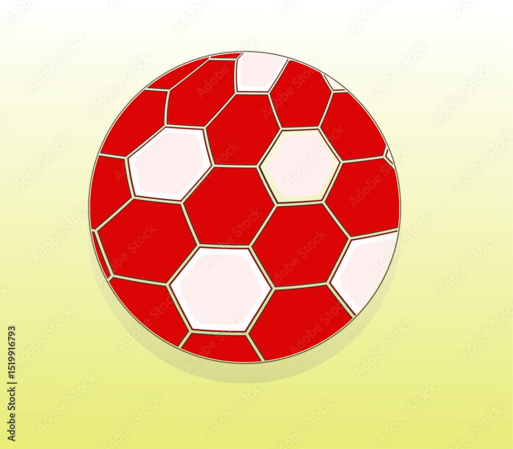 Fototapeta premium football illustration with Ai tool 