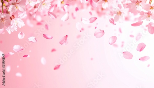 Floral Elegance Blossoms of Spring A Gentle Dance of Petals