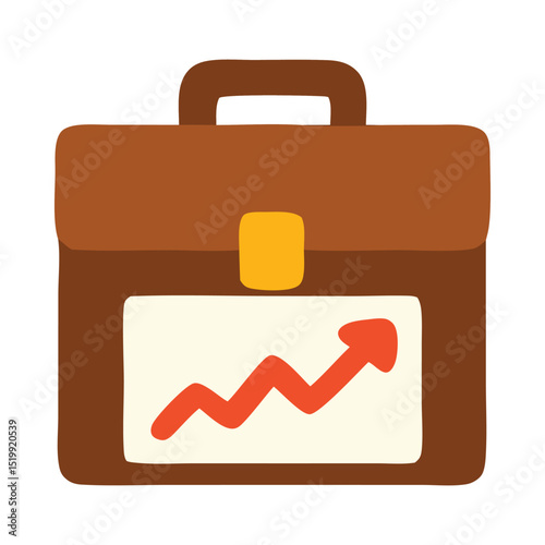 Investment portfolio icon, representing financial concepts. Suitable for presentations, infographics, websites, and educational materials related to finance and investment.