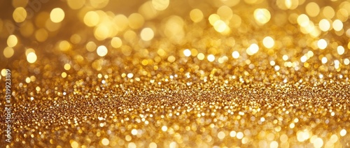 Golden Glitter Background