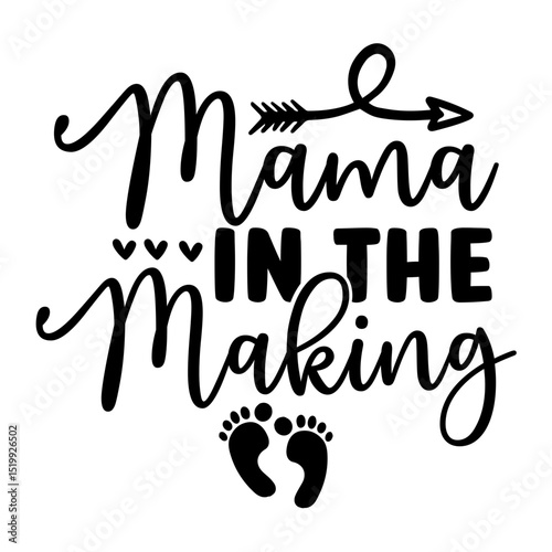 Mama In The Making SVG