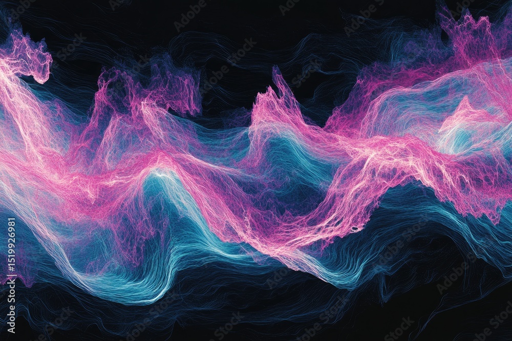 Obraz premium Abstract Flowing Energy