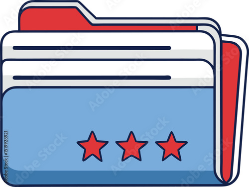 Organized Files Efficient Document Management with Three-Star Rating System