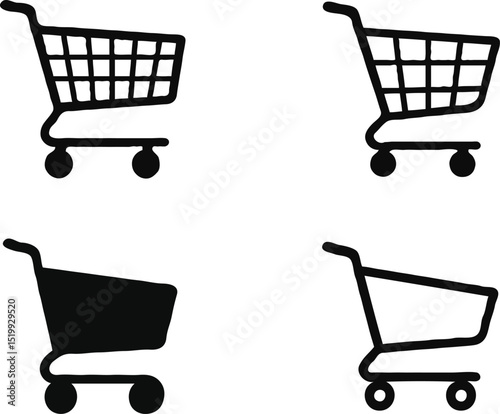 shopping cart icons 
