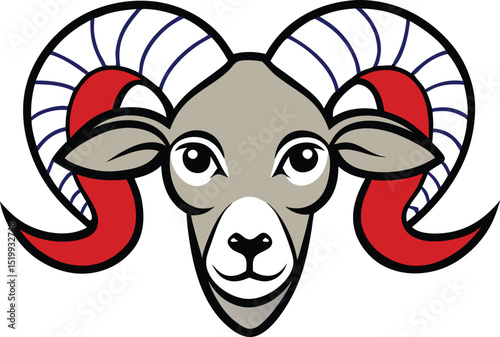 Cute brown cartoon farm animals, including a happy bull and goat, are isolated vector illustrations