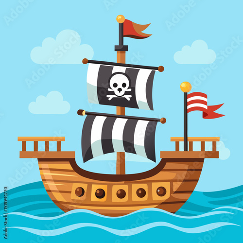 ship in the sea