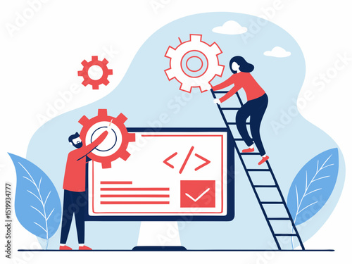 Teamwork software development and web development