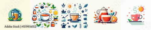 Vector of a cup of a tea