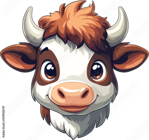 Cute Farm Animal Character Illustration