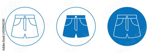 swim shorts icon. swimming trunks icon .