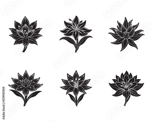 A tuberose flower icon with elongated waxy petal