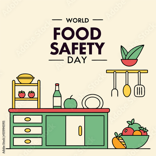 World Food Safety Day Vector