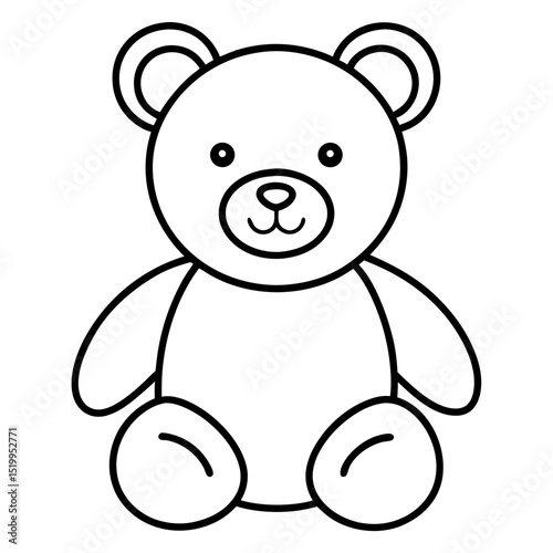 teddy bear vector illustration