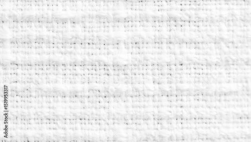  Vector white natural linen fabric texture background. White fabric jute hessian sackcloth canvas woven gauze texture pattern in light white color blank. Natural linen and cotton cloth texture decorat