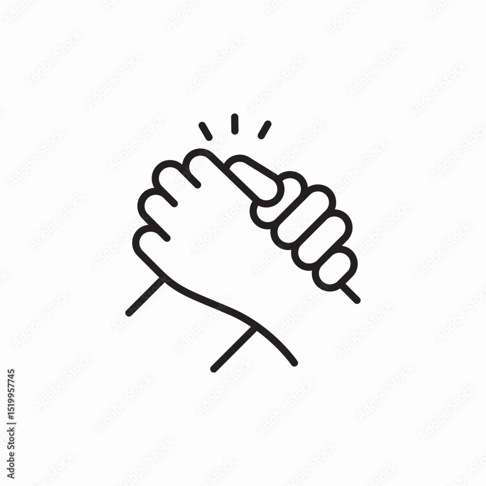 Obraz premium cooperation success icon sign vector