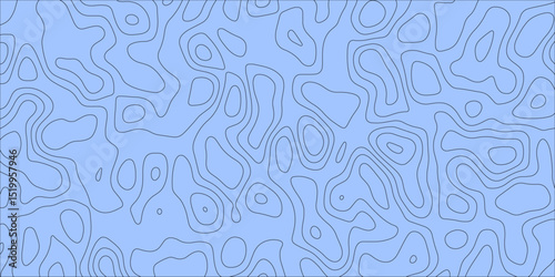 Artistic abstract design inspired by terrain elevation contours

