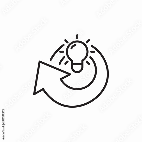 innovative business icon sign vector