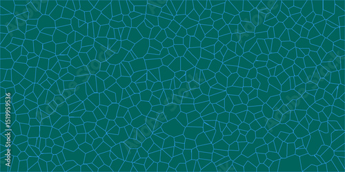 Organic fractured design with thin interconnected lines

