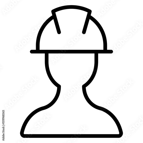 engineering service icon Simple thin line stroke