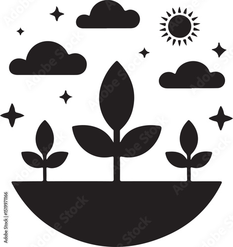 Eco Energy Leaf Lightning Bolt Logo Vector Icon