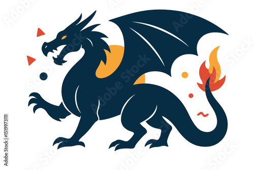 The terms include dragon EPS, dragon Silhouette, dragon Vector, dragon Cut File, and dragon Vector
