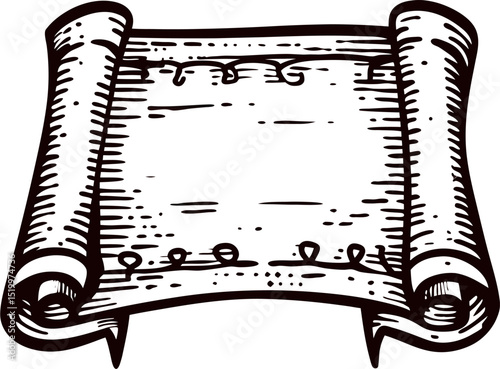minimalist-old-scroll-partially-unrolled---- (2).eps