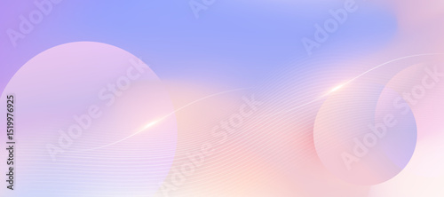 Abstract multicolor gradient background with soft shapes. Vector.