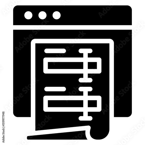 Form Field Glyph Icon