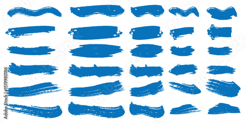 Ink stencil brush strokes and grunge lines with paint splashes drawn in a rectangular shaped composition for text, callouts. Brush strokes in dirty style with drops blots. Grunge banners. EPS 10. 