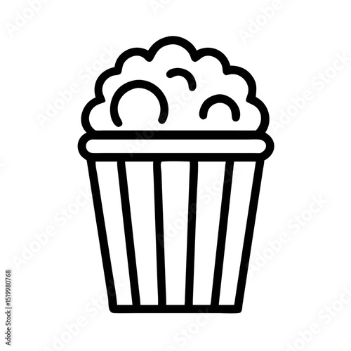 A Delicious Bucket of Popcorn Ready to Enjoy at the Movies