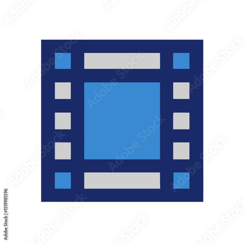 Filmstrip Layout Design User Interface Graphic Design Element Digital Media Video Production Movie Editing Software Application
