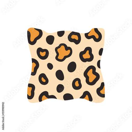 Adorable Leopard Print Pillow Cushion Home Decor Throw Pillow Soft Plush Cozy Cute Animal Print Decorative Pillowcase