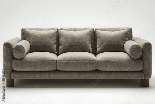 Compact settee sofa with deep seat high resolution picture