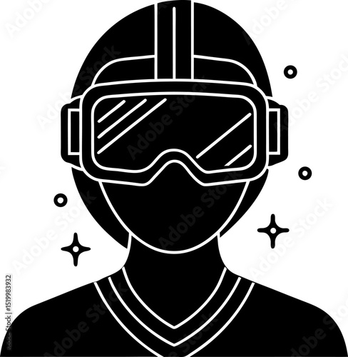 Winter Sports Enthusiast Goggles, Helmet, Snow, Ski, Adventure