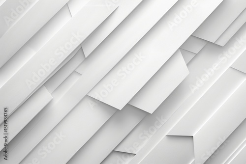 Modern Futuristic White Background with Clean, Minimalist Palette