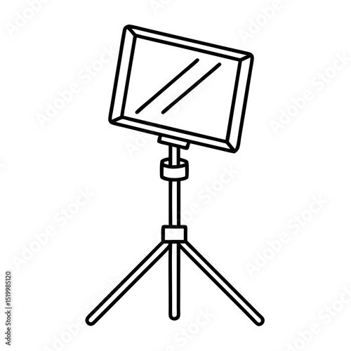 photo camera on tripod