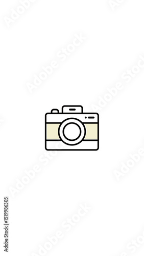 photo camera icon vector