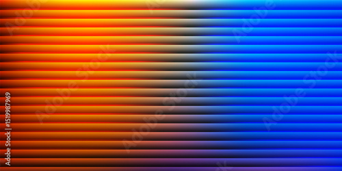 Texture featuring vibrant gradient shades with bright, smooth, fluted vertical lines. Bold and dynamic futuristic neon design seamlessly blending smooth tones and radiant colors, visual art project.