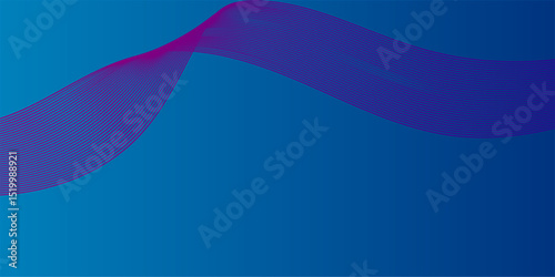Light motion wave design with soft transitions and abstract digital form

