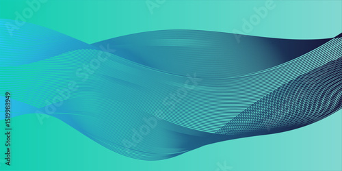 Motion trail abstract design with conceptual curves and elegant dynamics

