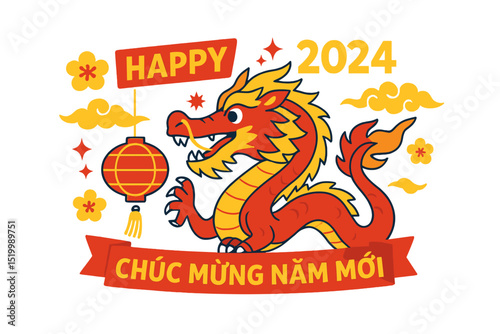 The Vietnamese new year of the dragon in 2024 is a time to wish everyone a happy new year