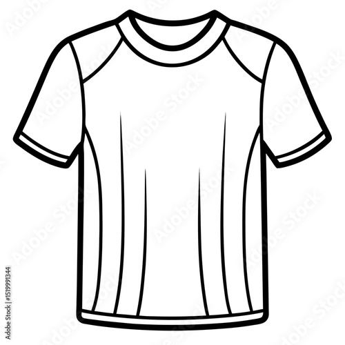 Clean Tee Illustration – White Background