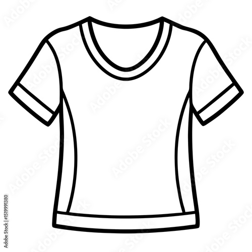 Clean Tee Illustration – White Background
