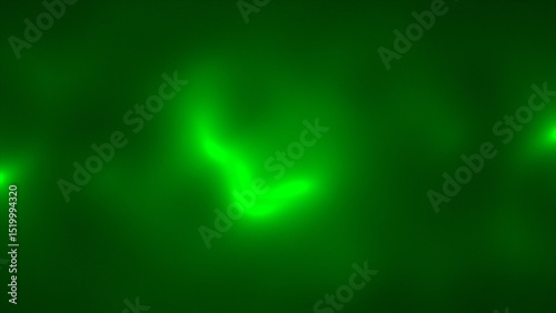 Abstract pattern of glossy and shiny reflection of light, Green futuristic background