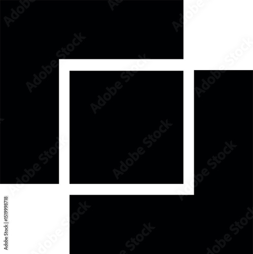 Pathfinder vector icon. Merge flat sign design. Combine symbol pictogram