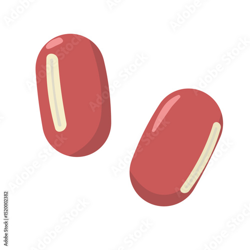 小豆のイラスト